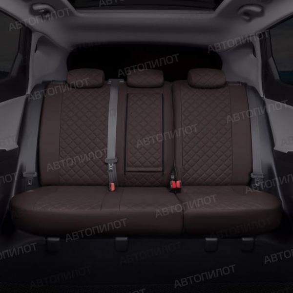 Чехлы Автопилот Экокожа Ромб на Москвич 3 (2022+)