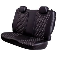 Чехлы Премиум Экокожа Байрон Ромб на Kia Spectra 2004-2011 г.в.