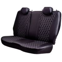 Чехлы Премиум Экокожа Байрон Ромб на Kia Spectra 2004-2011 г.в.