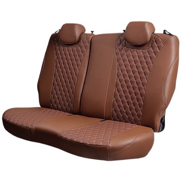 Чехлы Премиум Экокожа Байрон Ромб на Kia Spectra 2004-2011 г.в.