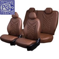 Чехлы Премиум Экокожа Байрон Президент|Жук на Opel Mokka 2012-2015 г.в.