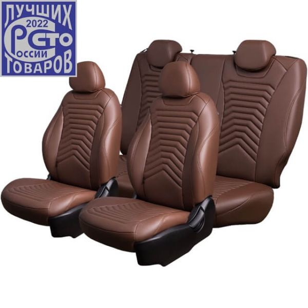 Чехлы Премиум Экокожа Байрон Президент|Жук на Opel Mokka 2012-2015 г.в.