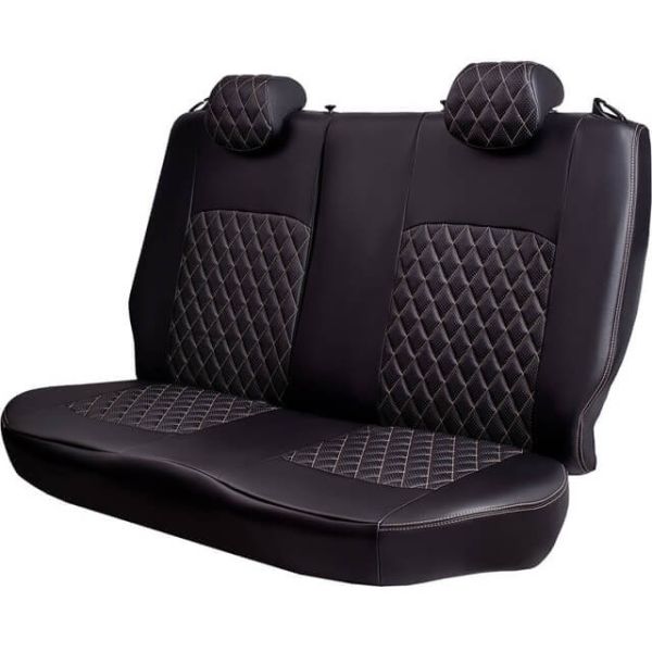 Чехлы Экокожа Турин Ромб на Fiat Albea 2002-2012 г.в.