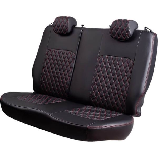 Чехлы Экокожа Турин Ромб на Fiat Albea 2002-2012 г.в.